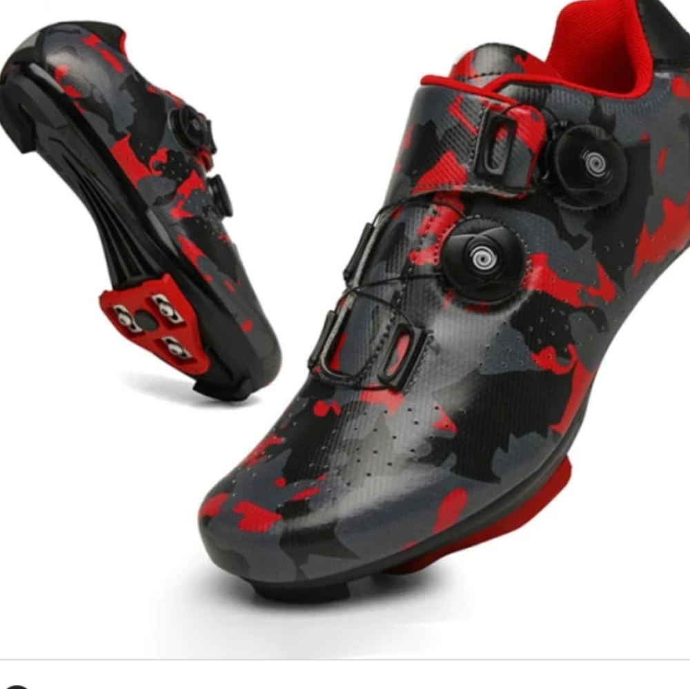 CAMO SPEED SELF-LOCKING BIKE SHOES. Size 43. 9.5/10 US - Picture 2 of 7